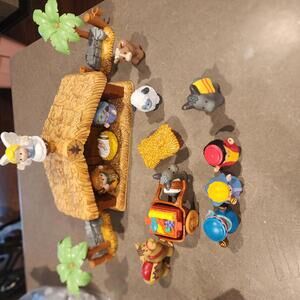 EUC Fisher Price Little People CHRISTMAS STORY 2005 everything works clean w box